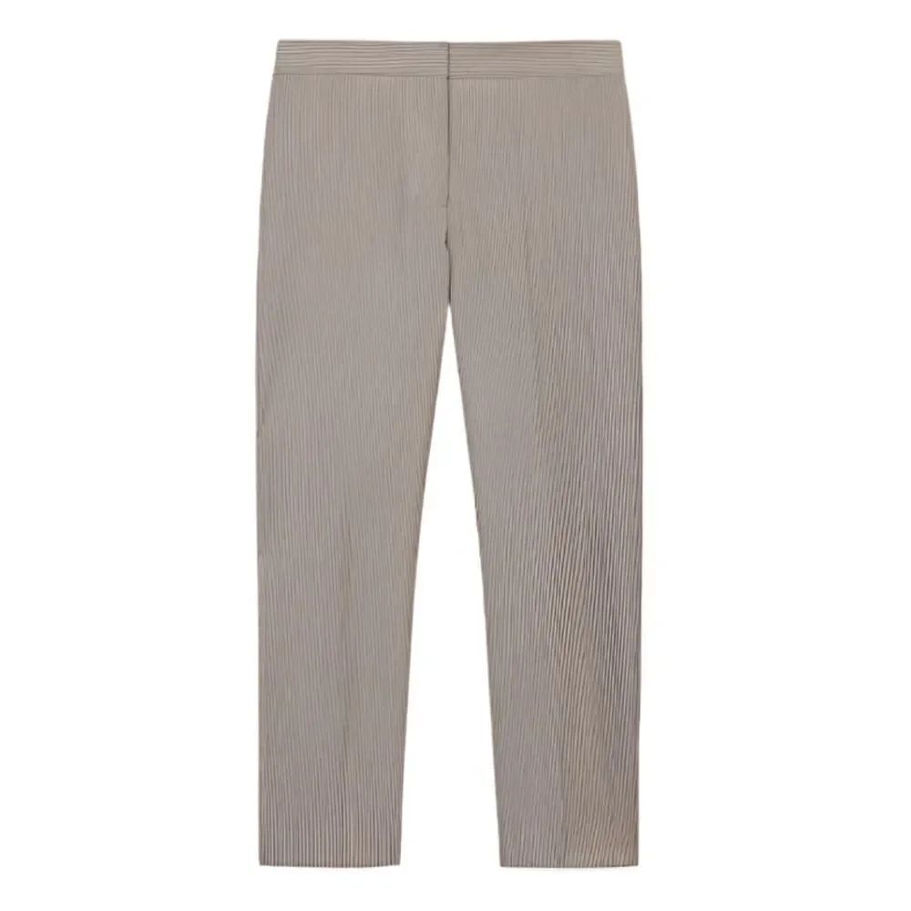 We Ar4 Lexington Trouser in Taupe Stripe NWT Size XS